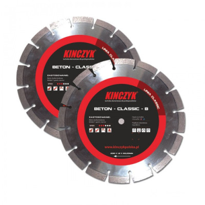 Tarcza diamentowa Kinczyk Beton Classic C 230 mm