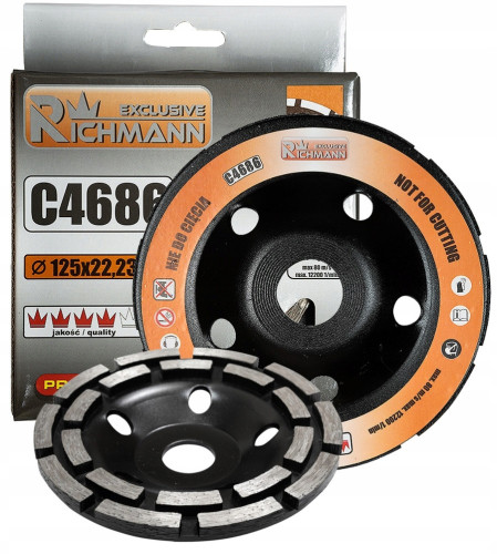TARCZA GARNKOWA DIAMENTOWA 125MM RICHMANN C4686