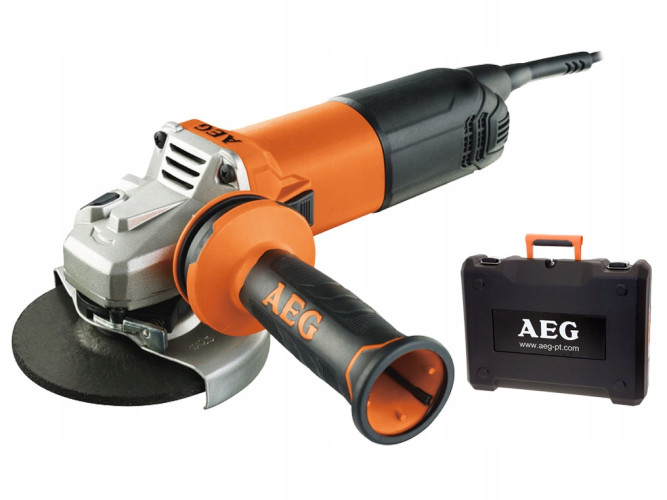 Szlifierka katowa 1000W tarcza 125mm włacznik LLO walizka dwie tarcze diamentowe.